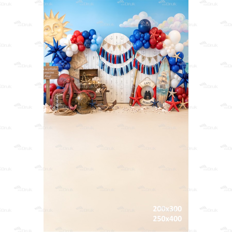 Tło fotograficzne „Piracka przygoda – morski świat kapitana” | UB_870